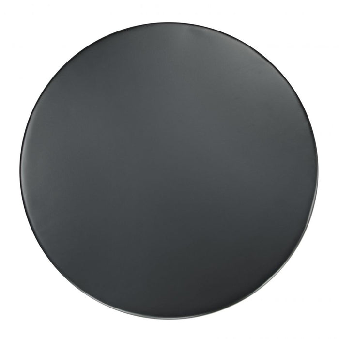 Rounded Black Side Table