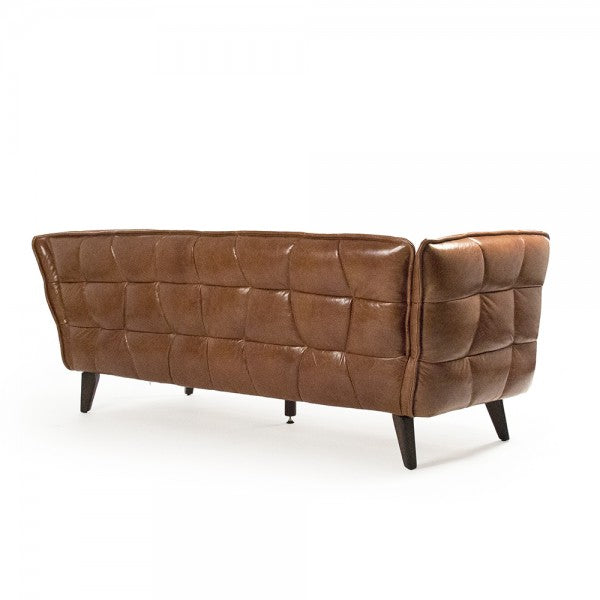 Liliane Modern Brown Tufted Sofa