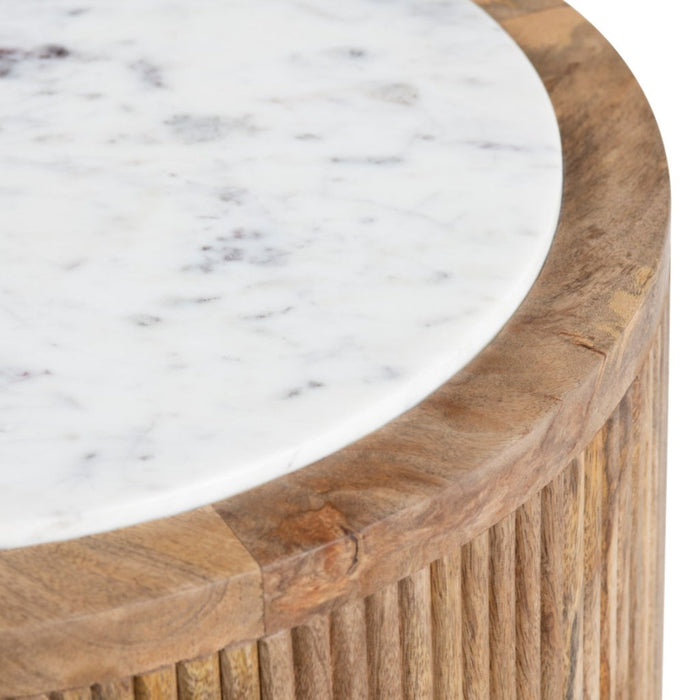 Coastal Round Accent Table