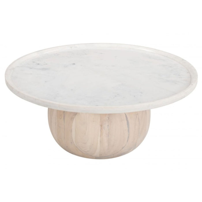 Minimalist Natural Round Coffee Table