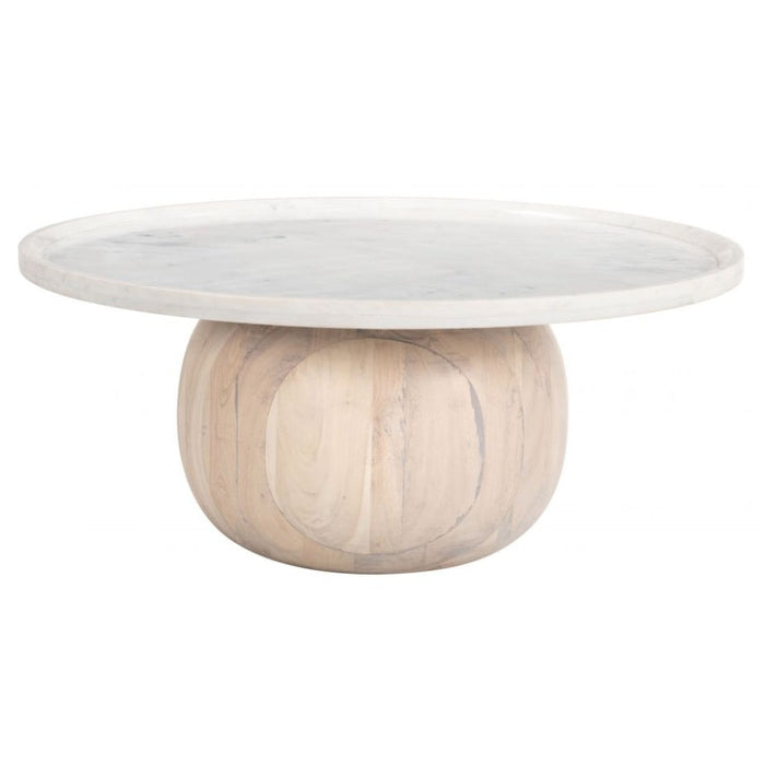 Minimalist Natural Round Coffee Table