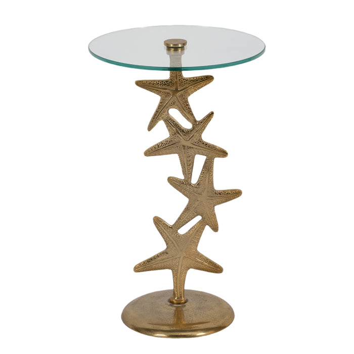 Round Starfish Leg Accent Table