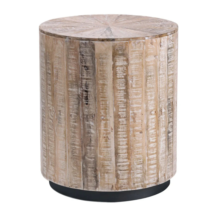 Solid Round Accent Table