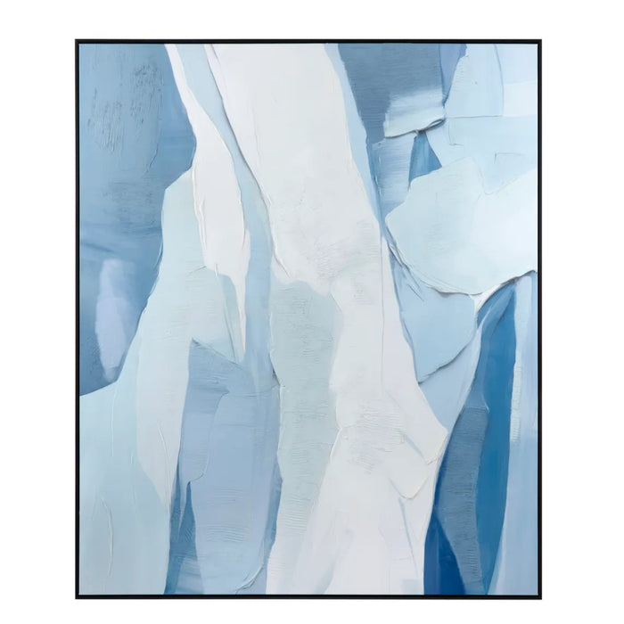 Abstract Blue Shades Wall Art