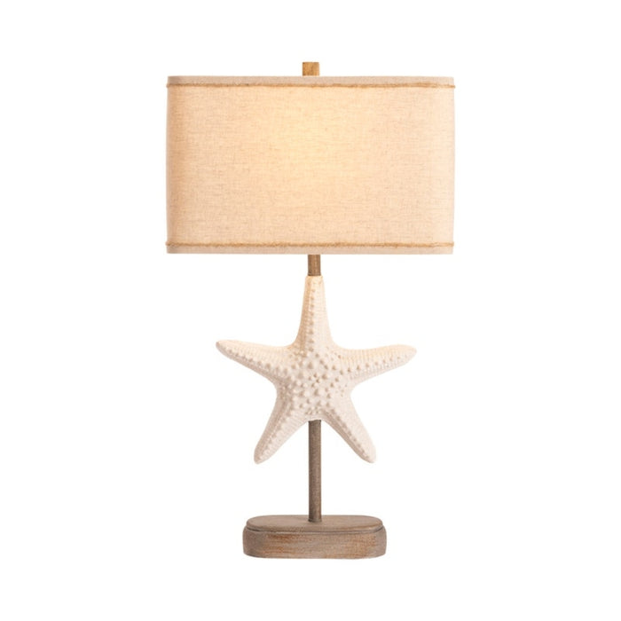 Starfish Coastal Accent Lamps - Pair