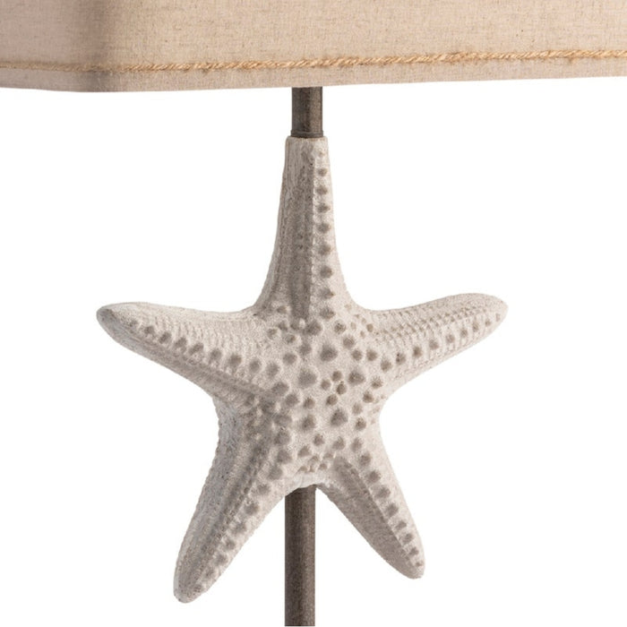 Starfish Coastal Accent Lamps - Pair