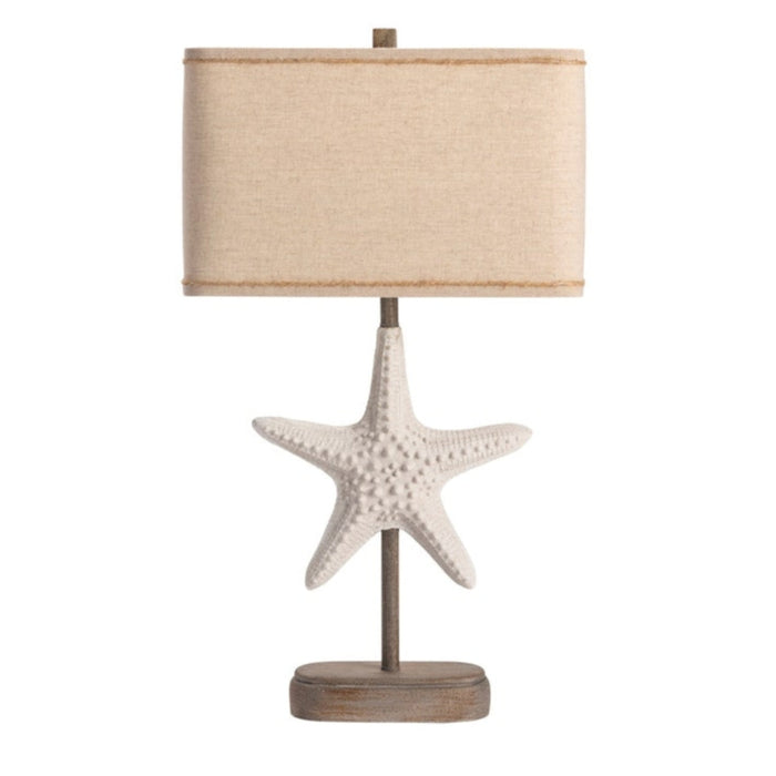 Starfish Coastal Accent Lamps - Pair