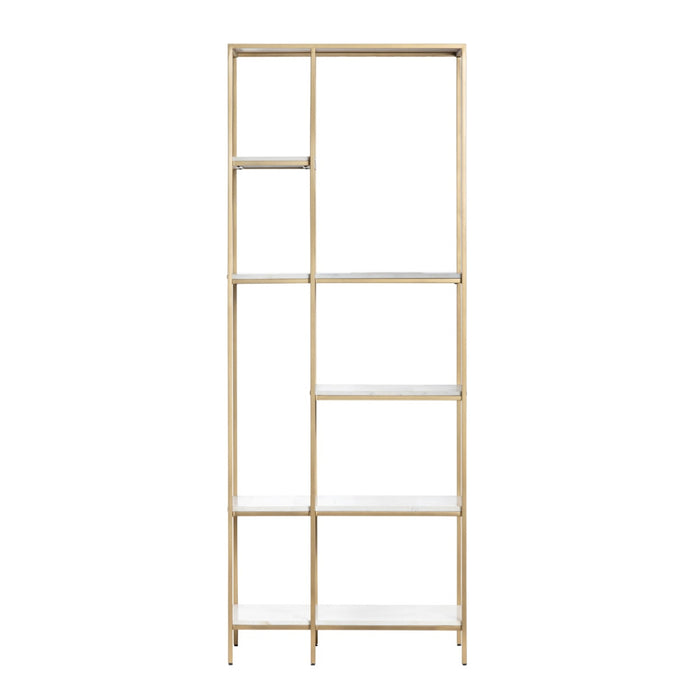 Stellar White Marble Etagere