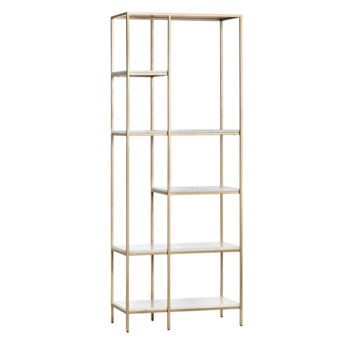 Stellar White Marble Etagere