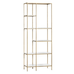 Stellar White Marble Etagere
