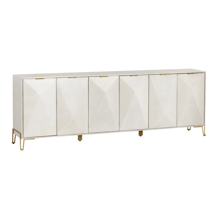 Long Contemporary White Sideboard