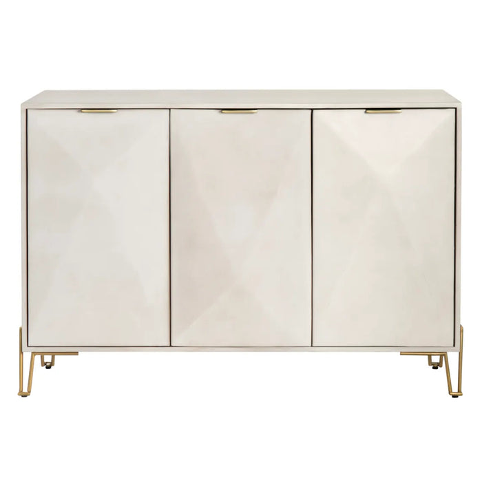 White Contempo 3-Door Sideboard