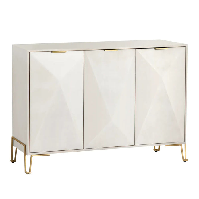 White Contempo 3-Door Sideboard