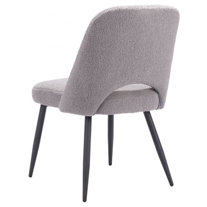 Soft Boho Gray Dining Chair