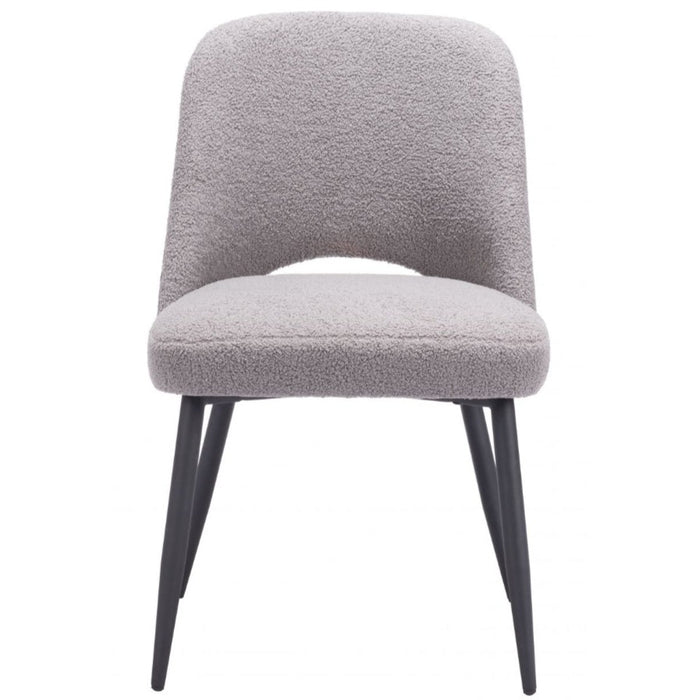 Soft Boho Gray Dining Chair