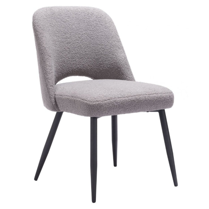 Soft Boho Gray Dining Chair