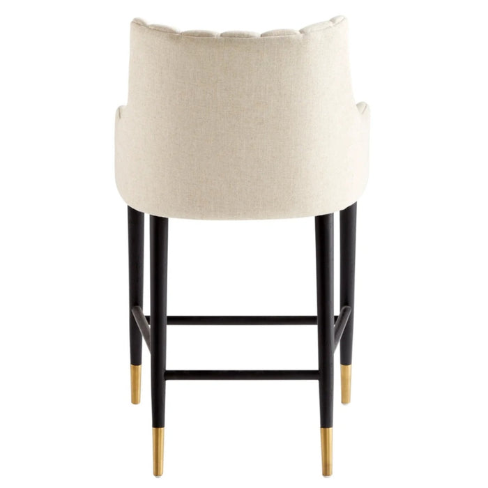 Natural Cushioned Counter Stool