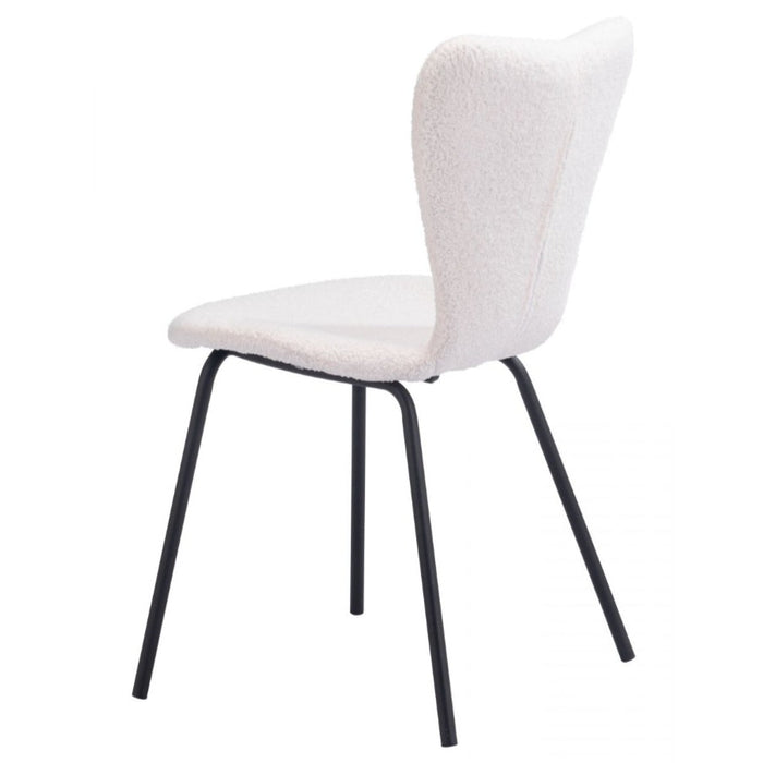 Urban White Fabric Dining Chair