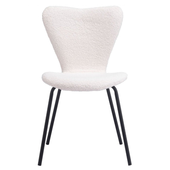 Urban White Fabric Dining Chair