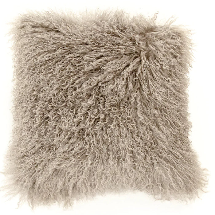 Tibetan Black Lamb Fur Pillow