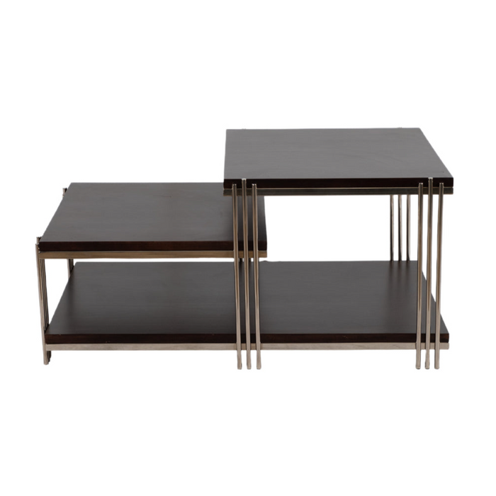 Black Three-Tier Coffee Table