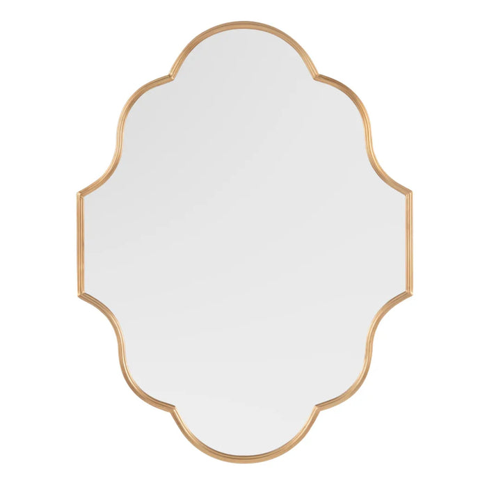 Timeless Gold Metal Wall Mirror