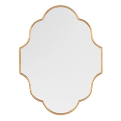 Timeless Gold Metal Wall Mirror