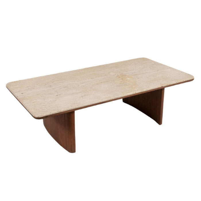 Rectangle Travertine Coffee Table