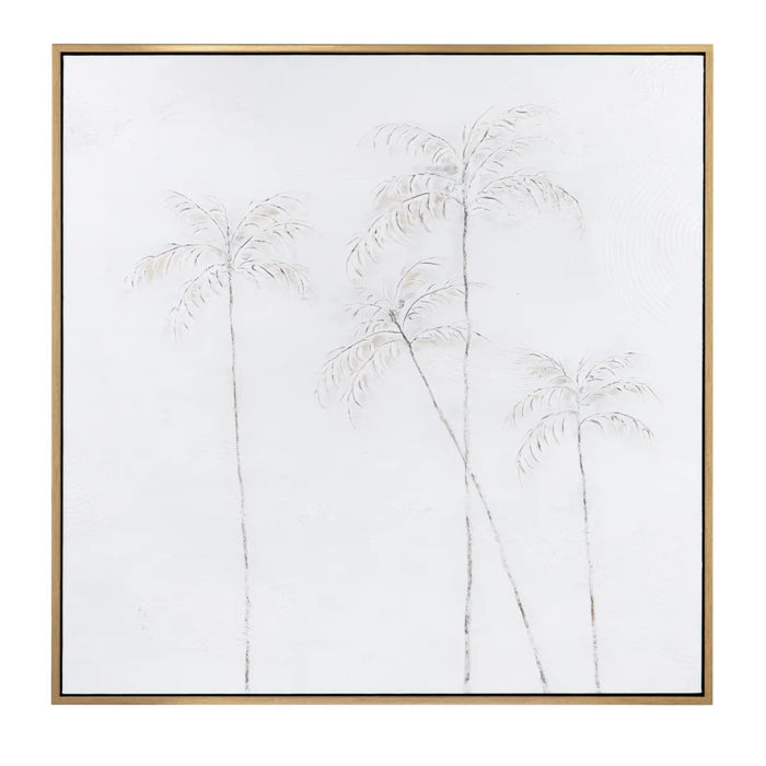 Tropical White Wall Art