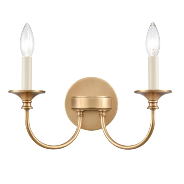 Golden Double Wall Sconce