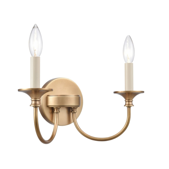 Golden Double Wall Sconce