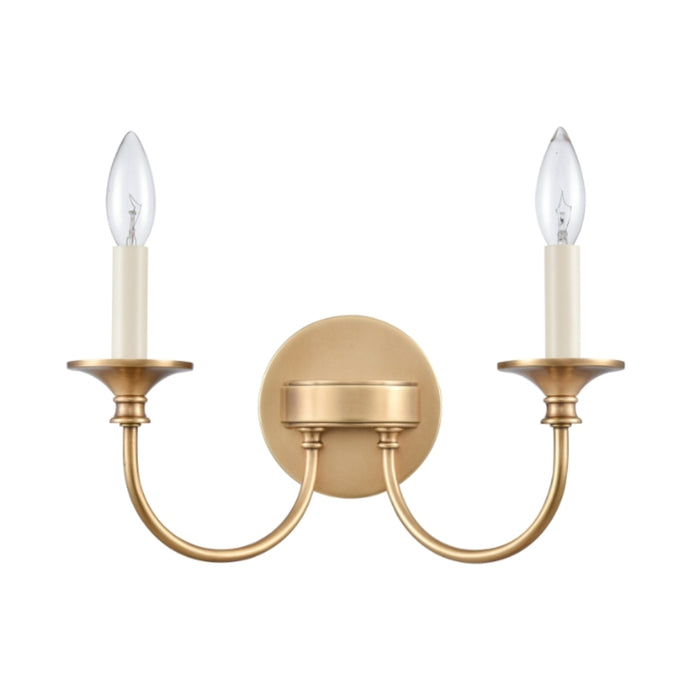 Golden Double Wall Sconce