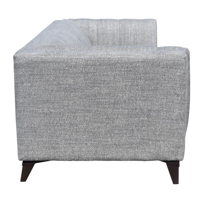 Upholstered Ash Gray Sofa