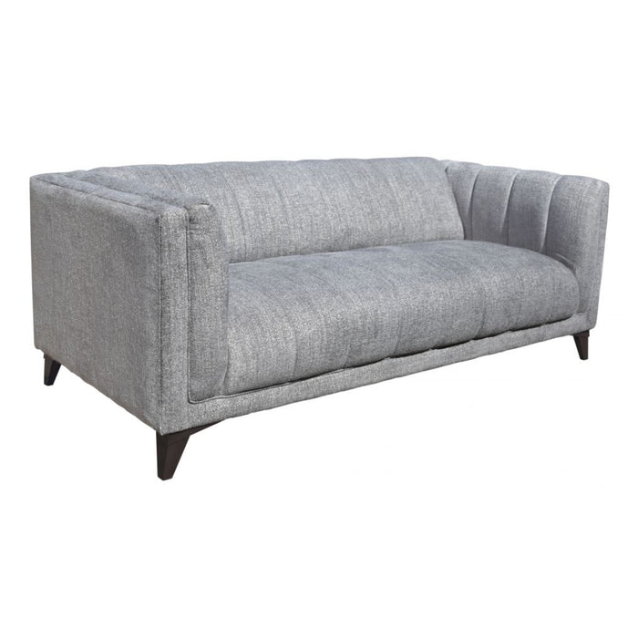 Upholstered Ash Gray Sofa