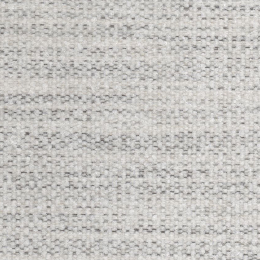 Upholstered White Fabric Sofa