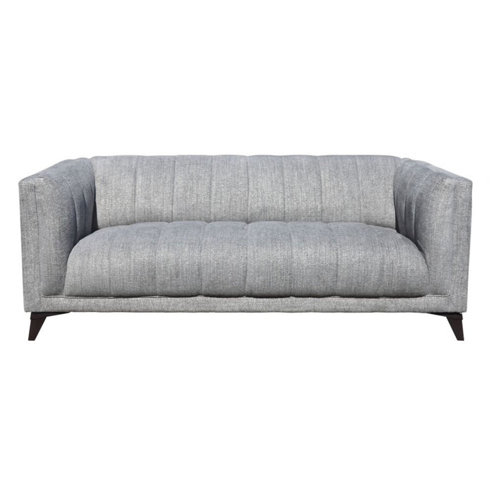 Upholstered Ash Gray Sofa