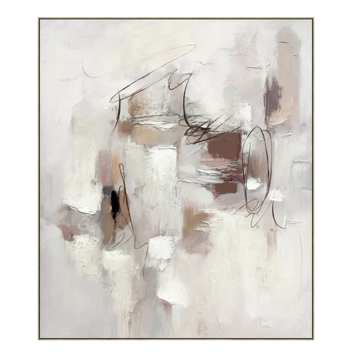 Warm Blended Abstract Wall Art