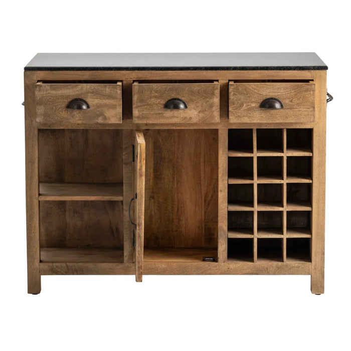 Weathered Manor Kitchen Island