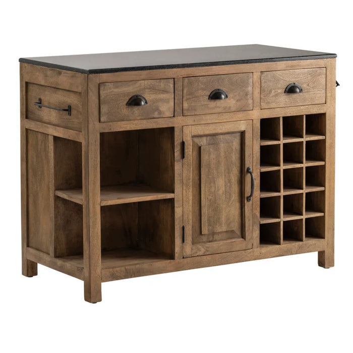 Weathered Manor Kitchen Island