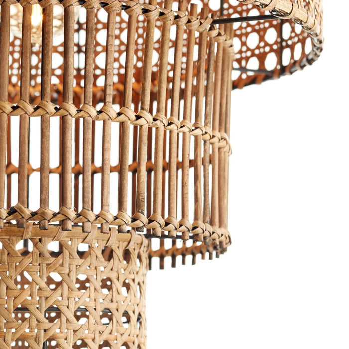 Rattan Bamboo Chandelier