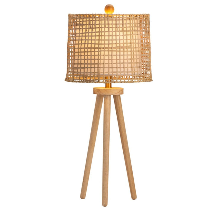 Natural Tripod Table Lamp