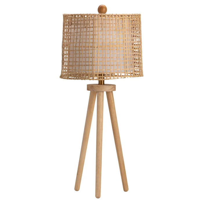 Natural Tripod Table Lamp