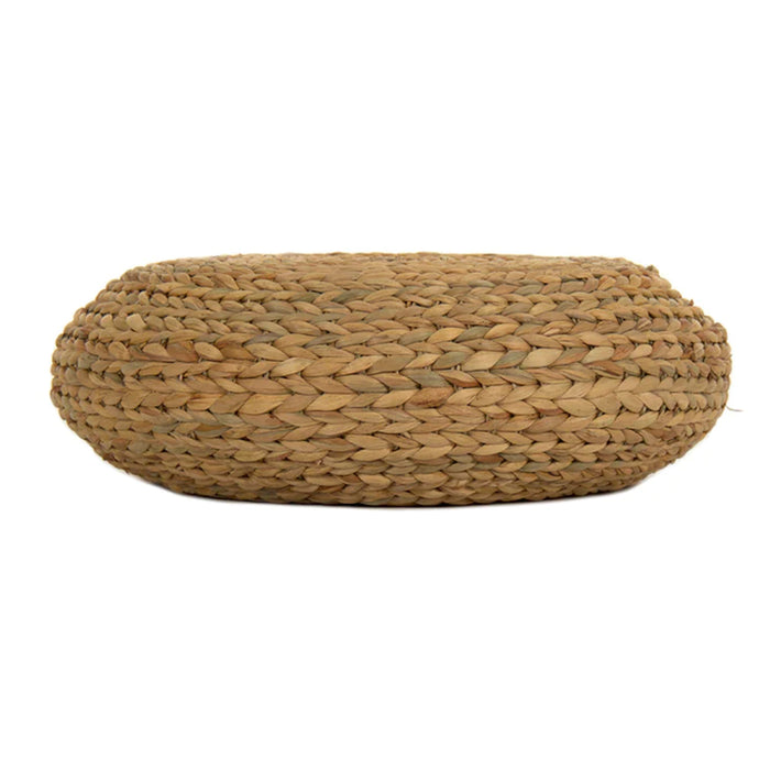 Natural Woven Floor Pouf