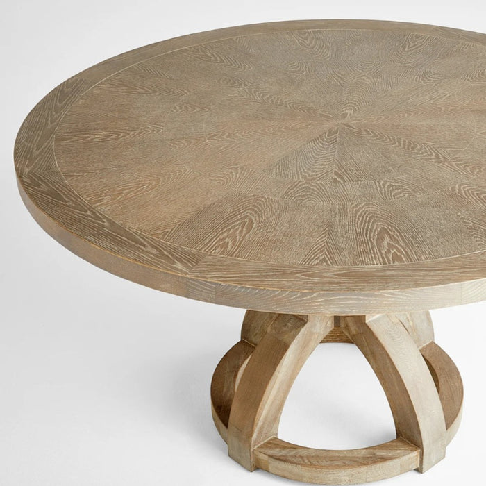 Circular Grey Dining Table