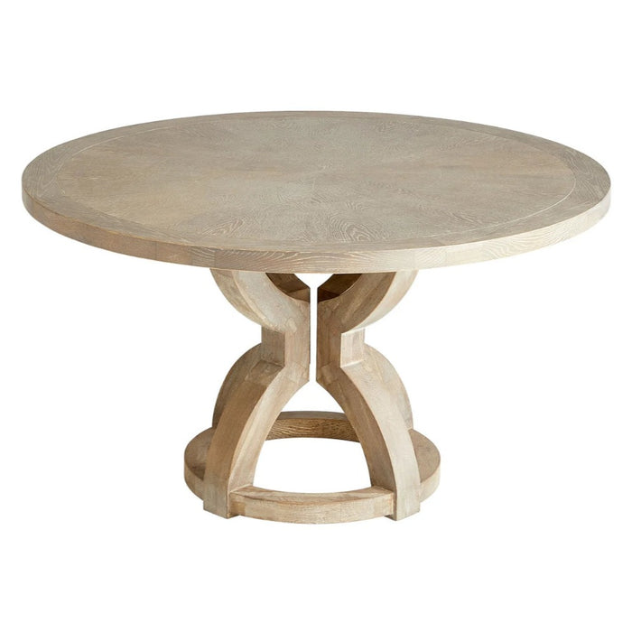 Circular Grey Dining Table