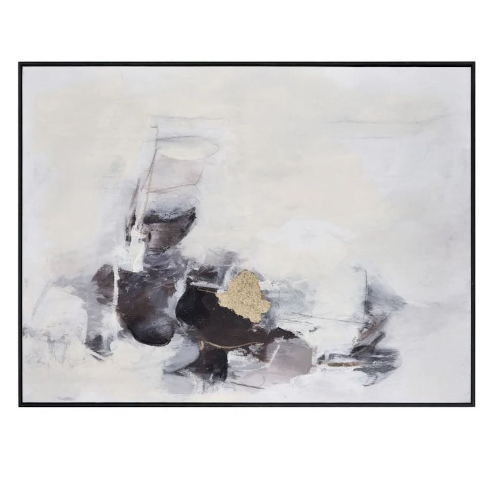 Abstract Grayscale Wall Art