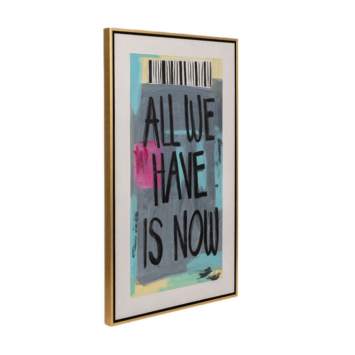 All We Need All We Have Hand Painted Wall Art