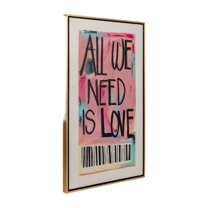 All We Need All We Have Hand Painted Wall Art