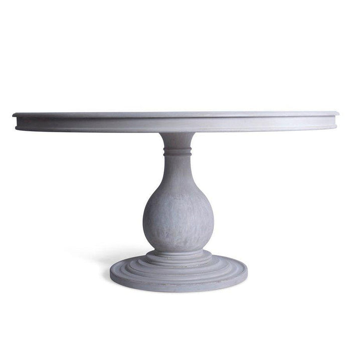 Avignon White Round Dining Table