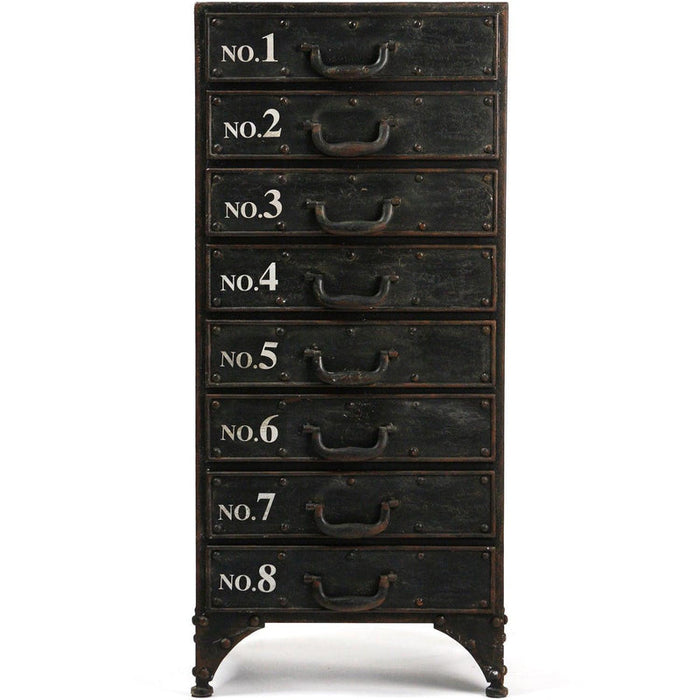 Black Industrial Chic Chest